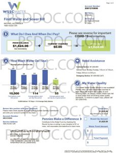 Utility bill PSD