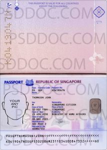 Singapore passport